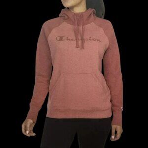 NWT Champion Women's Sandalwood Red Fleece Hoodie Pullover Sweatshirt Size XL